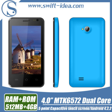Made in China Online Wholesale 4 Inch Mtk6572 Low Price Mobile Phone (X2)
